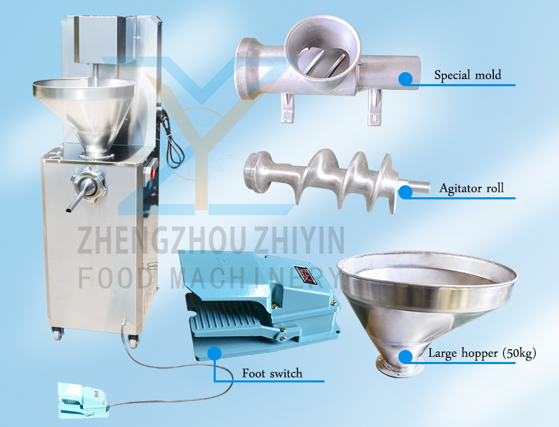 Industry Automatic Electric 50L Sausage Fill Making Machine Beef Meat Sausage Filling Sausage Production Filler Machine
